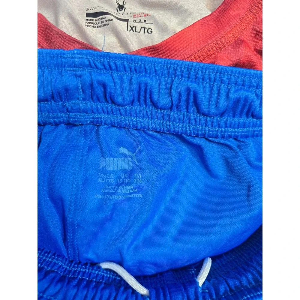Adidas Puma Vans Spyder Boys Mixed Lot Of 5 T-shirt Shorts‎ XL Youth